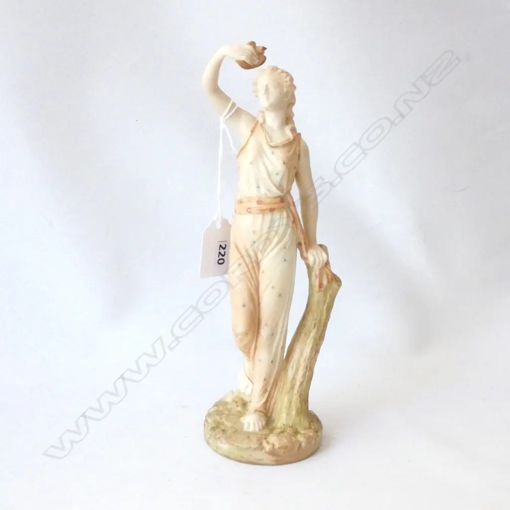 ROYAL WORCESTER PORCELAIN FIGURE ‘CAPTIVITY’ MODELLED BY JAMES HADLEY, DATE CODE 1895, H.240mm Image 1++