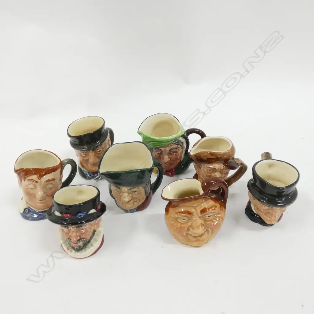 8 DOULTON CHARACTER JUGS Image 1++