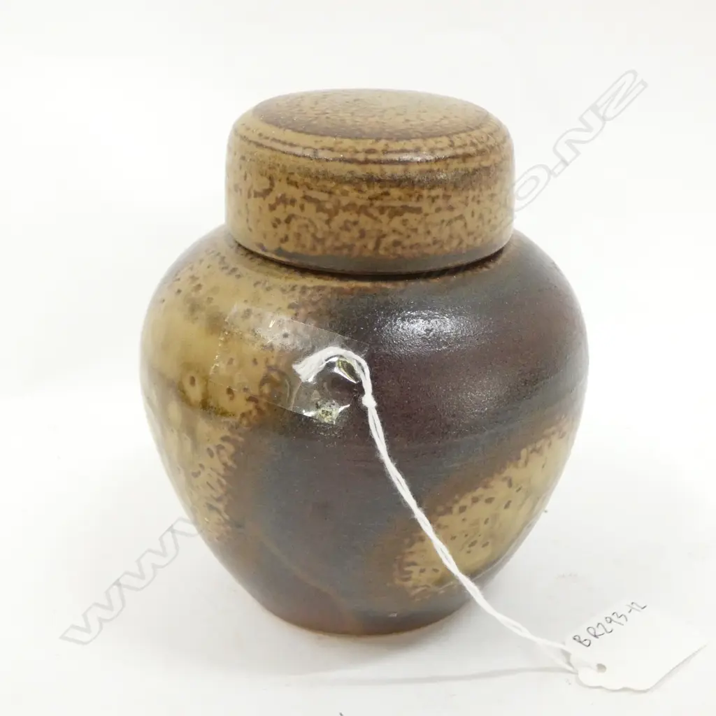 JAPANESE BIZEN GINGER JAR H.125mm Image 1++
