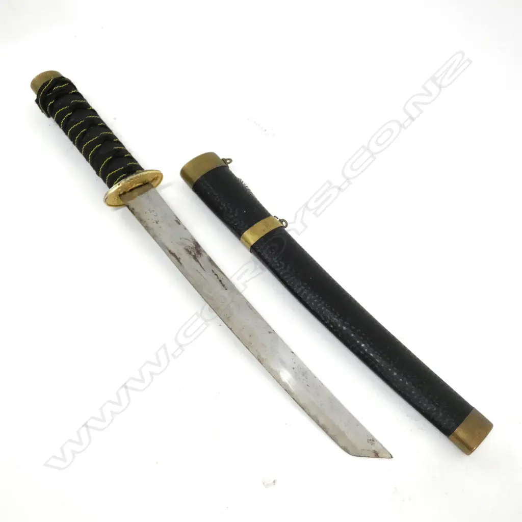 C1980 JAPANESE TANTO TYPE SHORT SWORD L.470mm (W.W) Image 1++