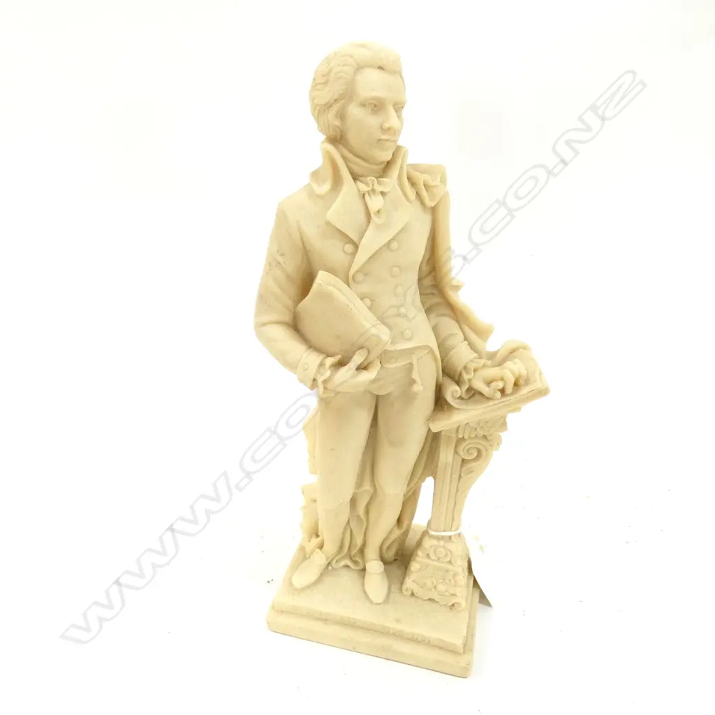 ITALIAN STATUE OF MOZART H.270mm Image 1++
