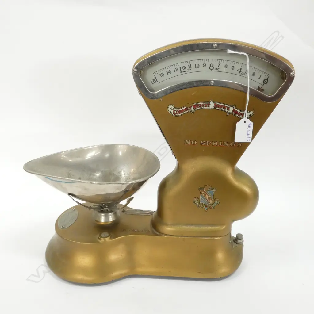 GOLD AVERY SCALES H.370mm Image 1++