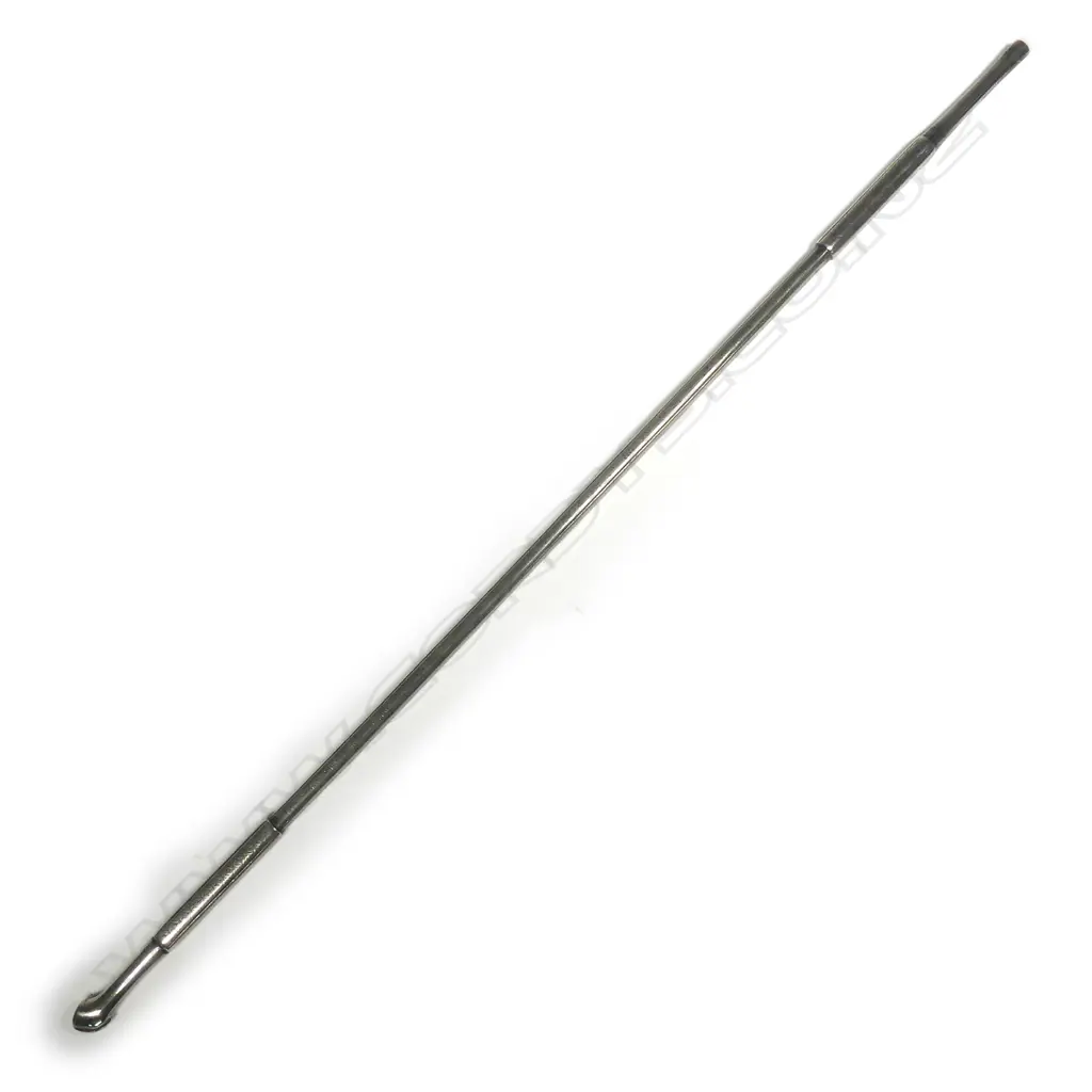 A Chinese long white brass pipe Image 1++