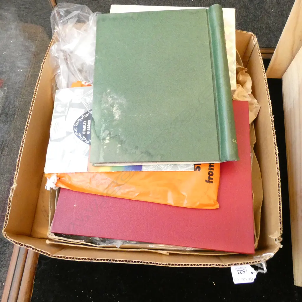 GOOD BOX LOT STAMPS INCL. BAG COINS Image 1++