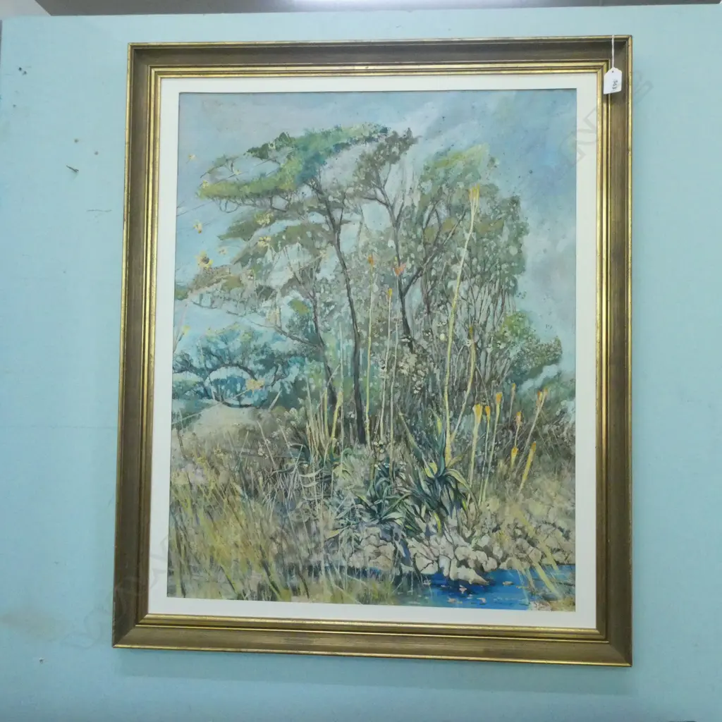 AUSTRALIAN LANSCAPE SIGNED & DATED '85, 755x590mm... Image 1++