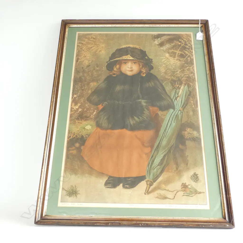 C. 1900 LITHOGRAPH 'LITTLE MRS. GAMP' 695x470mm Image 1++