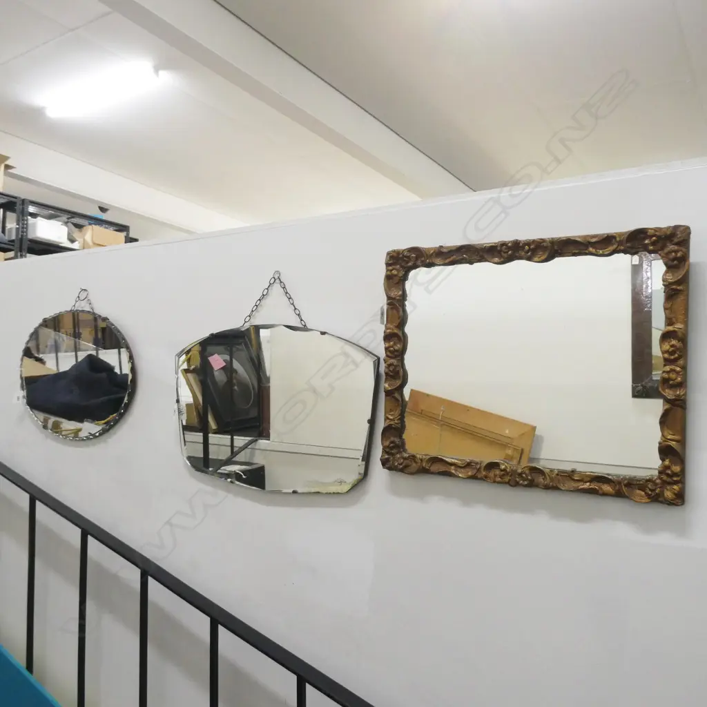 3 WALL MIRRORS - LARGEST 510 X 410MM Image 1++