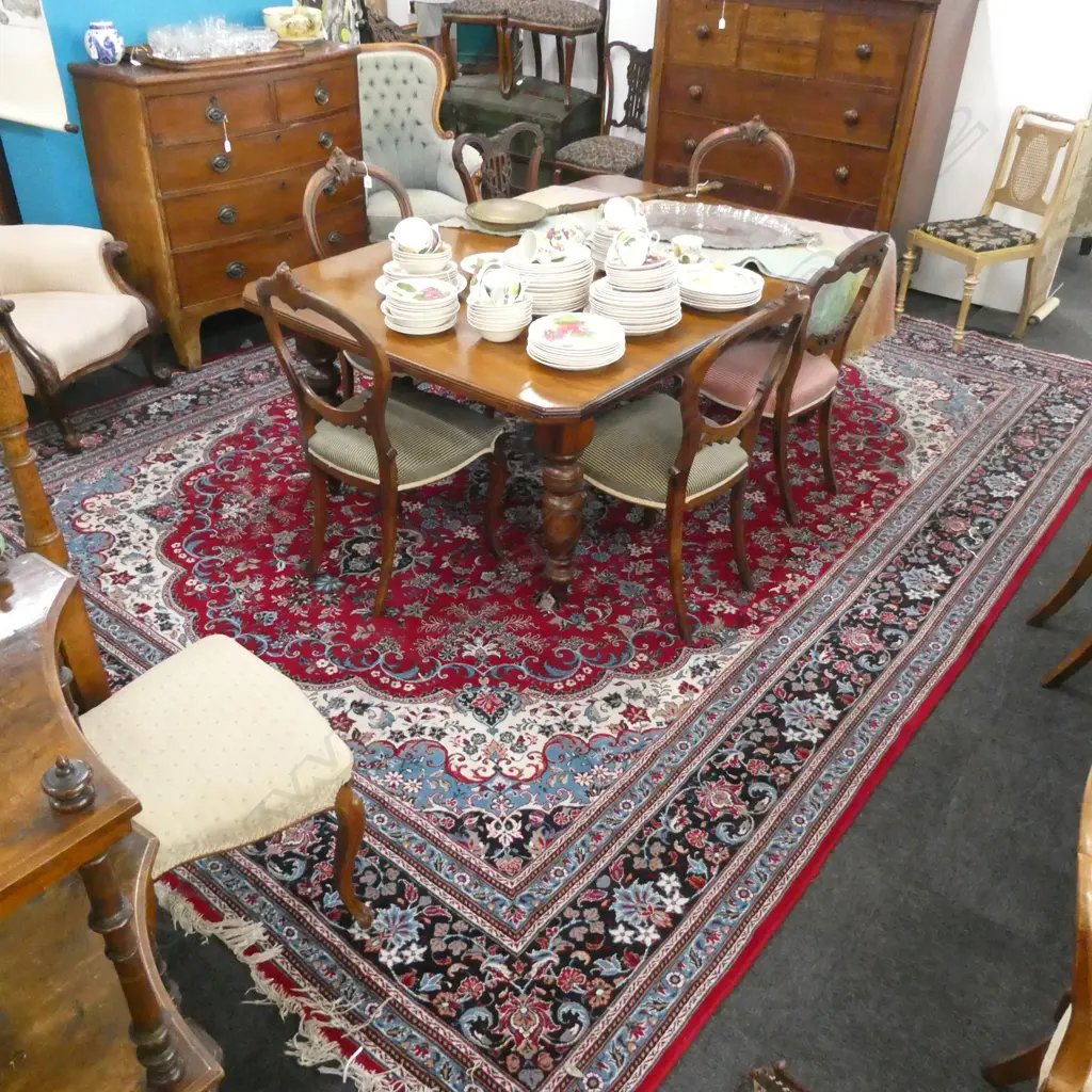 LARGE MACHINE MADE PERSIAN STYLE CARPET 4x3m Image 1++