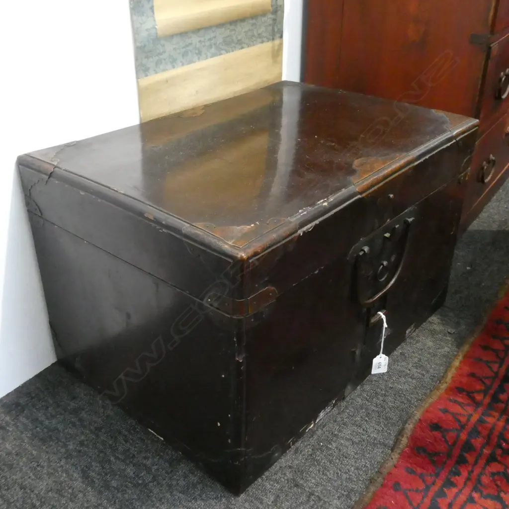 FINELY CRAFTED JAPANESE PAULOWNIA WOOD CHEST -  RARE 580 X 390 X 340MM Image 1++