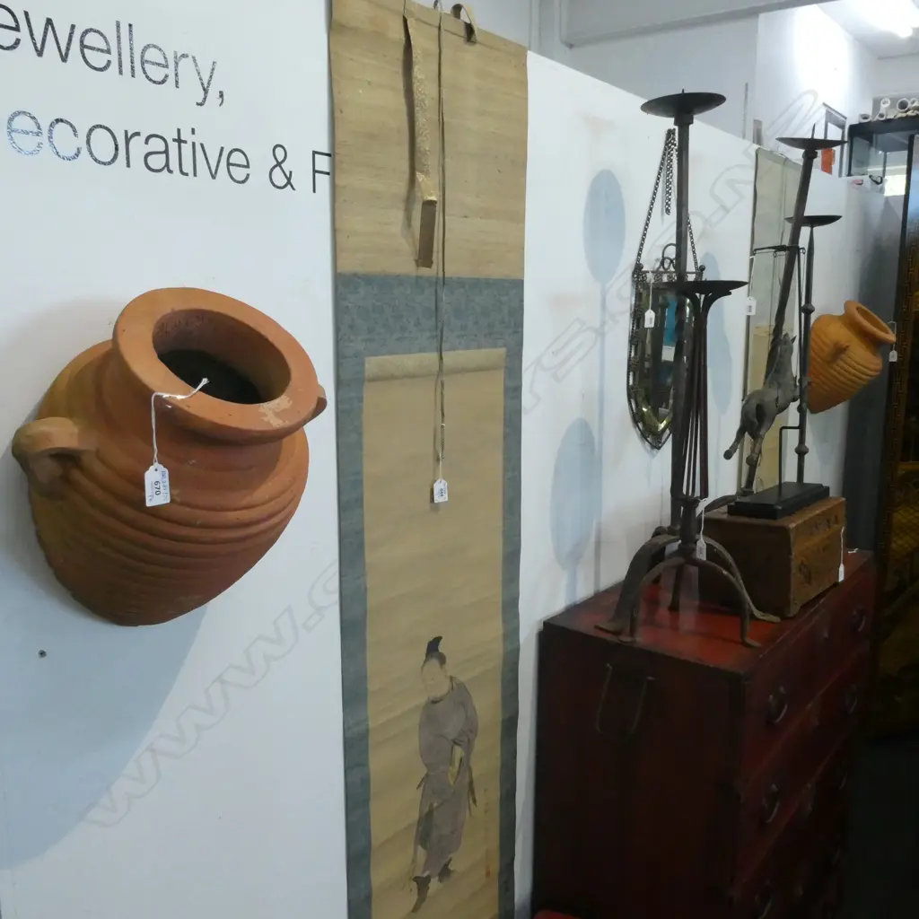 PR TERRACOTTA WALL VASES H.400mm Image 1++