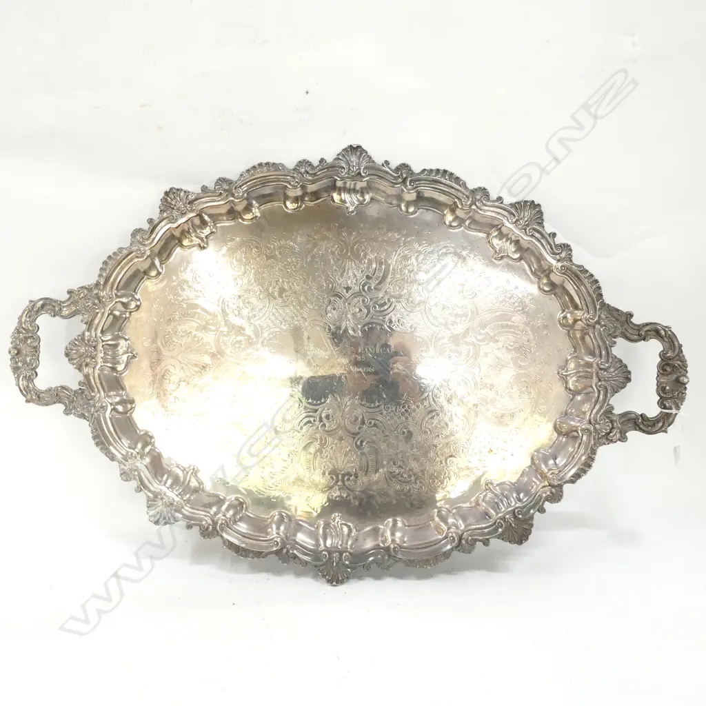 LG HEAVY SILVER PLATE TRAY - 735 X 490MM...  Image 1++