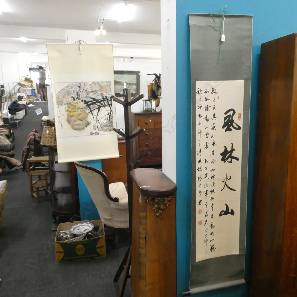 2X CHINESE SCROLLS Image 1++