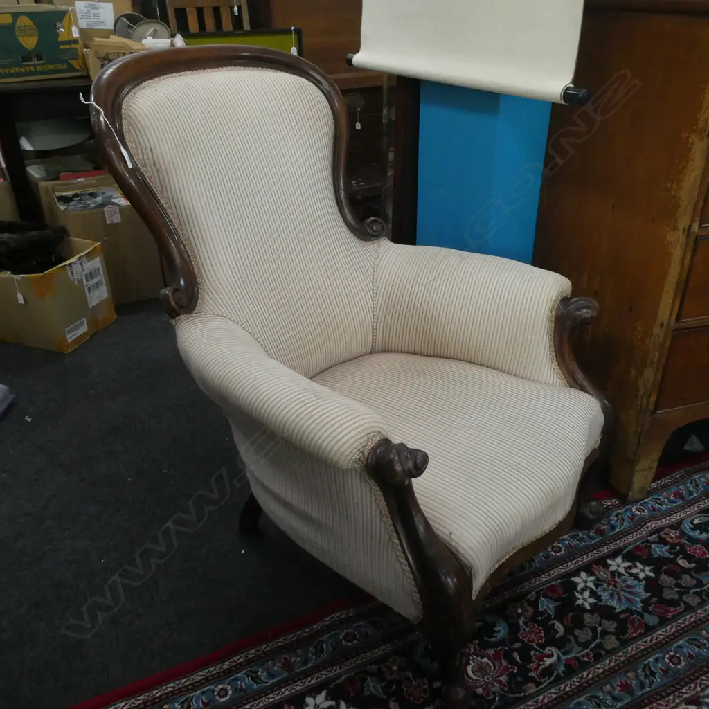 VICTORIAN GRANDMOTHER CHAIR... Image 1++