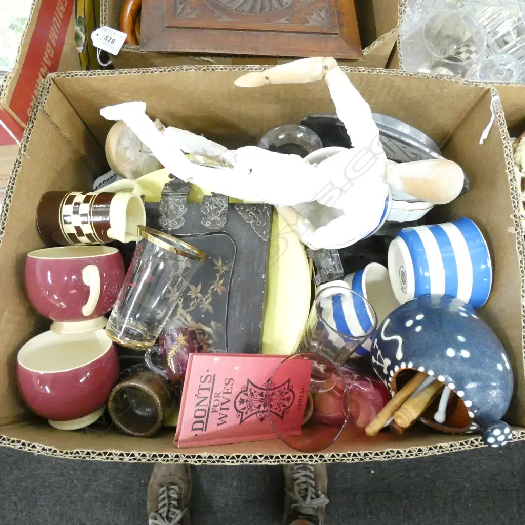 BOX LOT MISC INC. CORNISHWARE ETC.  Image 1++
