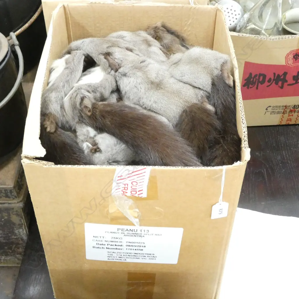 BOX ASST FUR STOLES ETC.. Image 1++