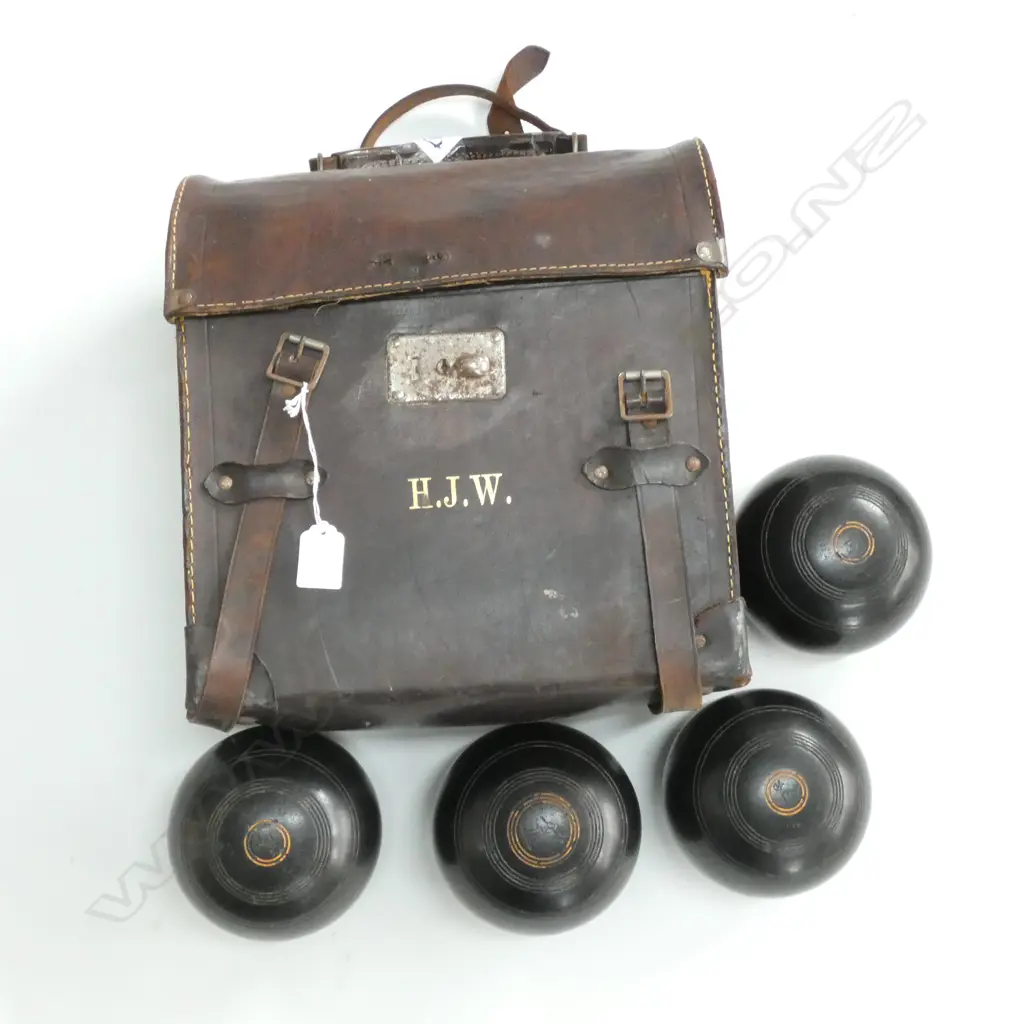 LAWN BOWLS WITH CASE Image 1++