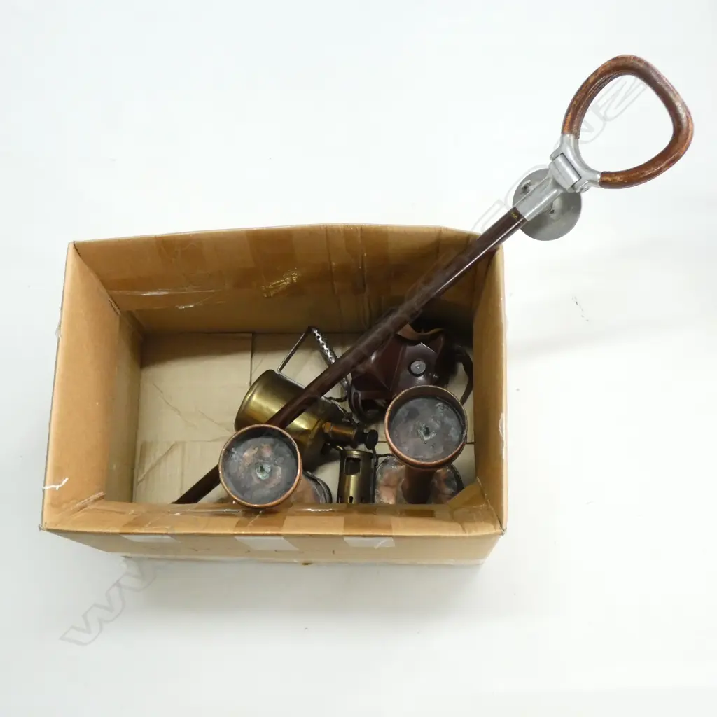 LOT PAXETTE CAMERA/COPPER/ BRASS/+ SHOOTING STICK Image 1++