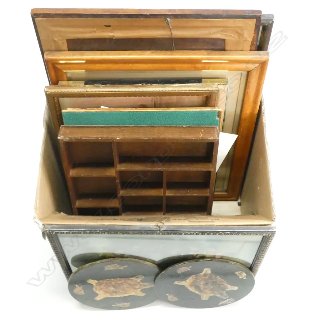 BOX LOT ASST. ARTWORKS VINTAGE PRINTS; SAILING, HUNTING ETC Image 1++