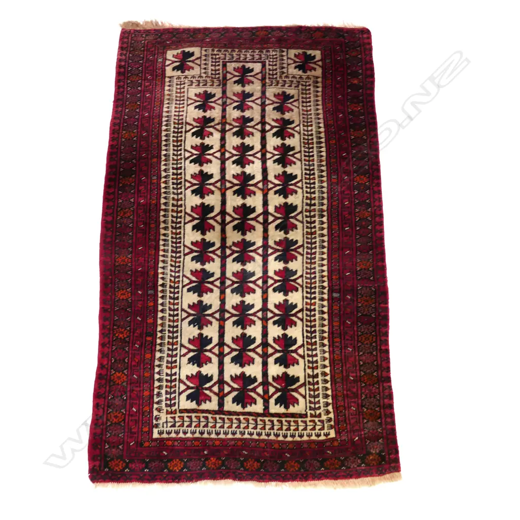 HANDWOVEN ALL WOOL RUG 1530 X 900MM Image 1++