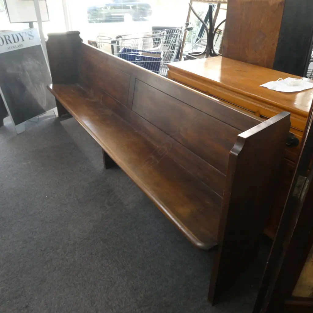 CHURCH PEW EX ST. MATTHEWS CHURCH 2990 x 520 x 900 Image 1++