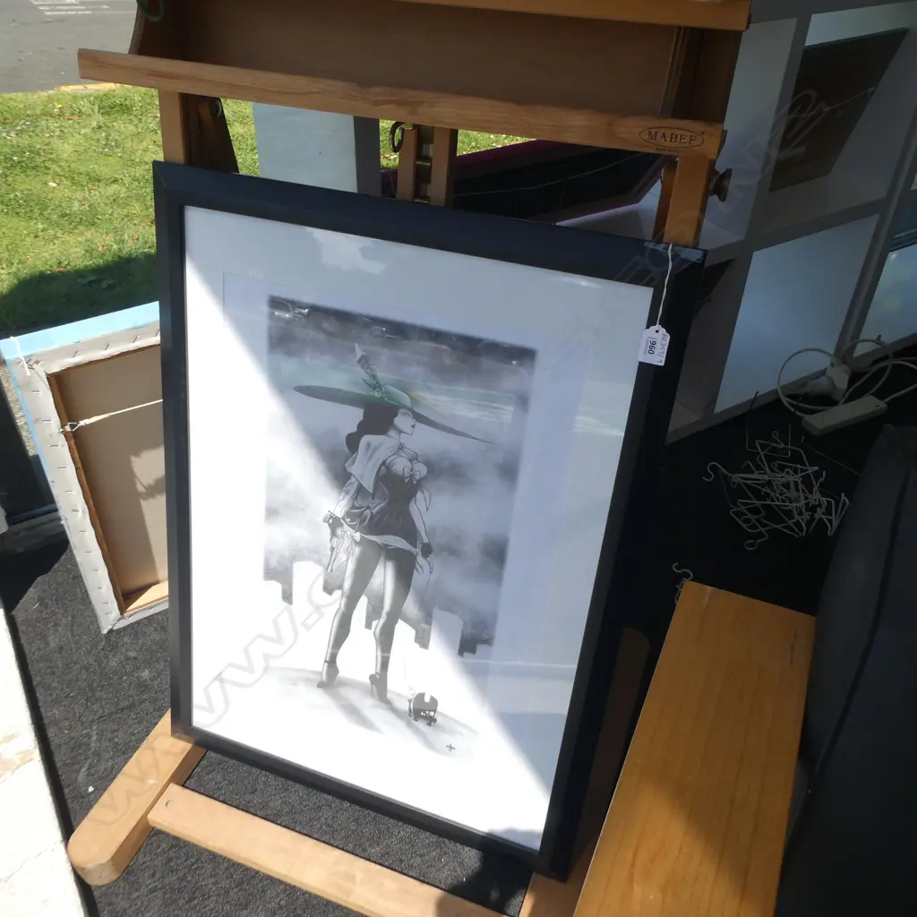 SIMON MORSE SUPERHERO PRINT SIGNED 560x400mm Image 1++