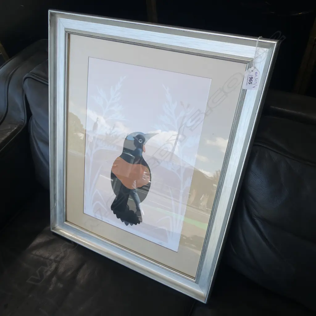 CATHY HANSBY 'SADDLEBACK' PRINT 395x270mm Image 1++