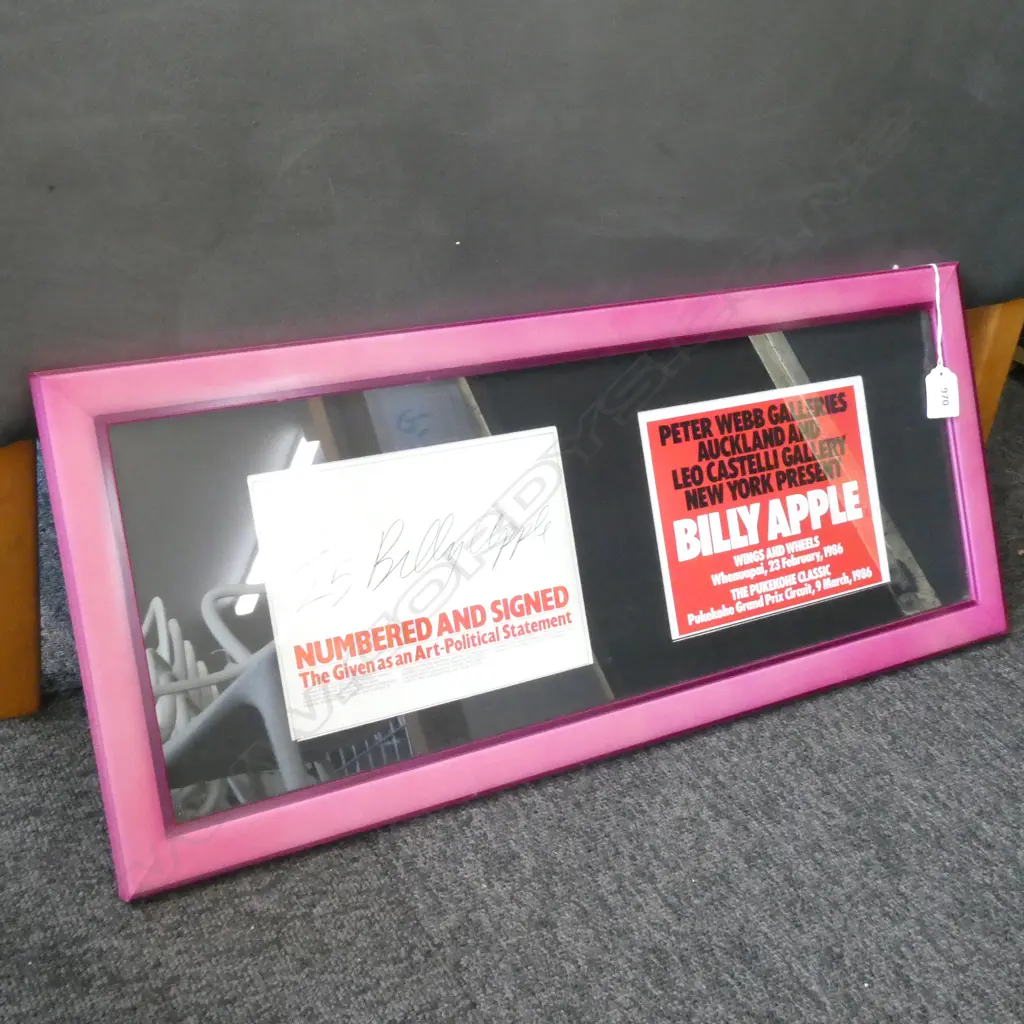 BILLY APPLE ADS PRINT145x185mm Image 1++