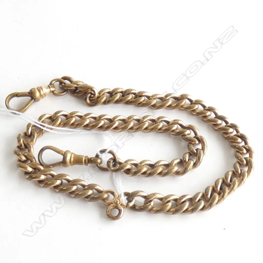 (19526) ANTIQUE ROLLED GOLD FOB CHAIN Image 1++