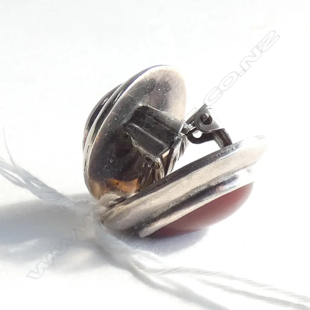 PR 925 CARNELIAN EARRINGS Image 1++
