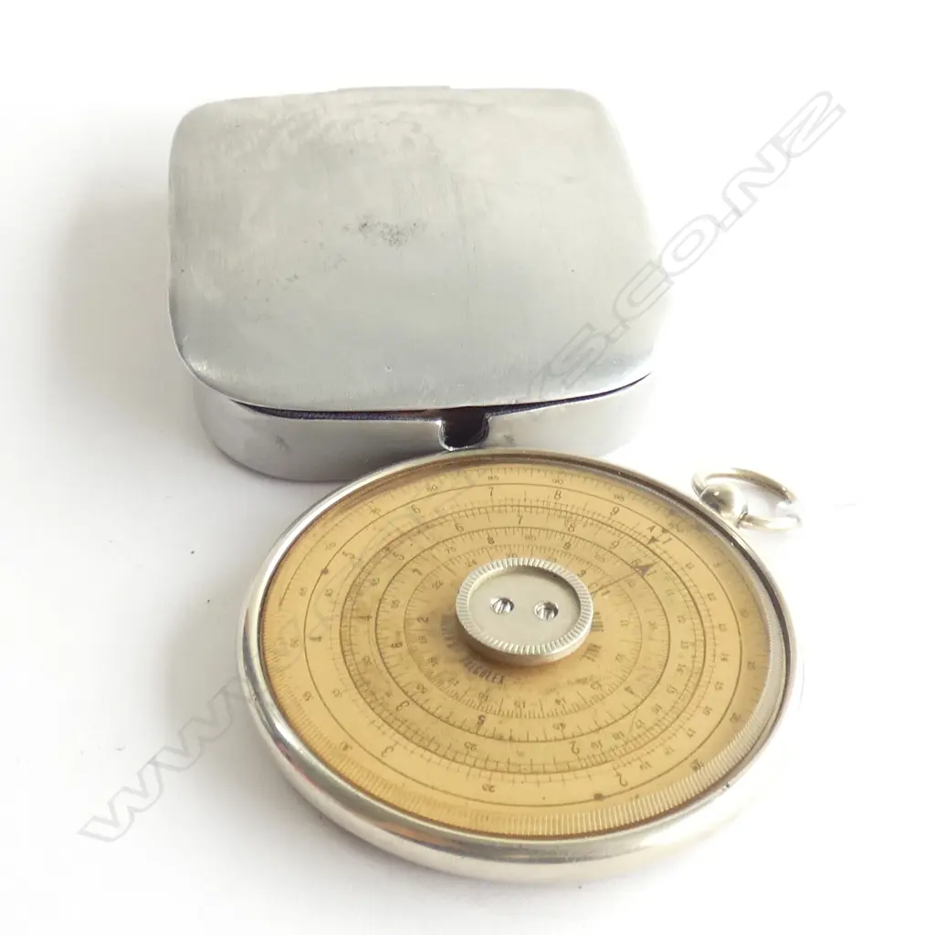 (19516) HALDEN CALCULEX CIRCULAR SLIDE RULE Image 1++