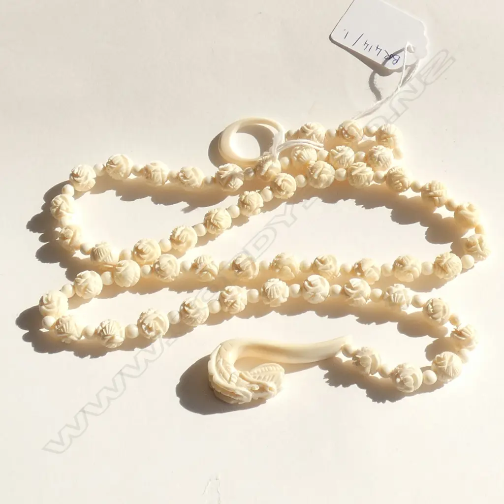 IVORY NECKLACE L.780mm Image 1++