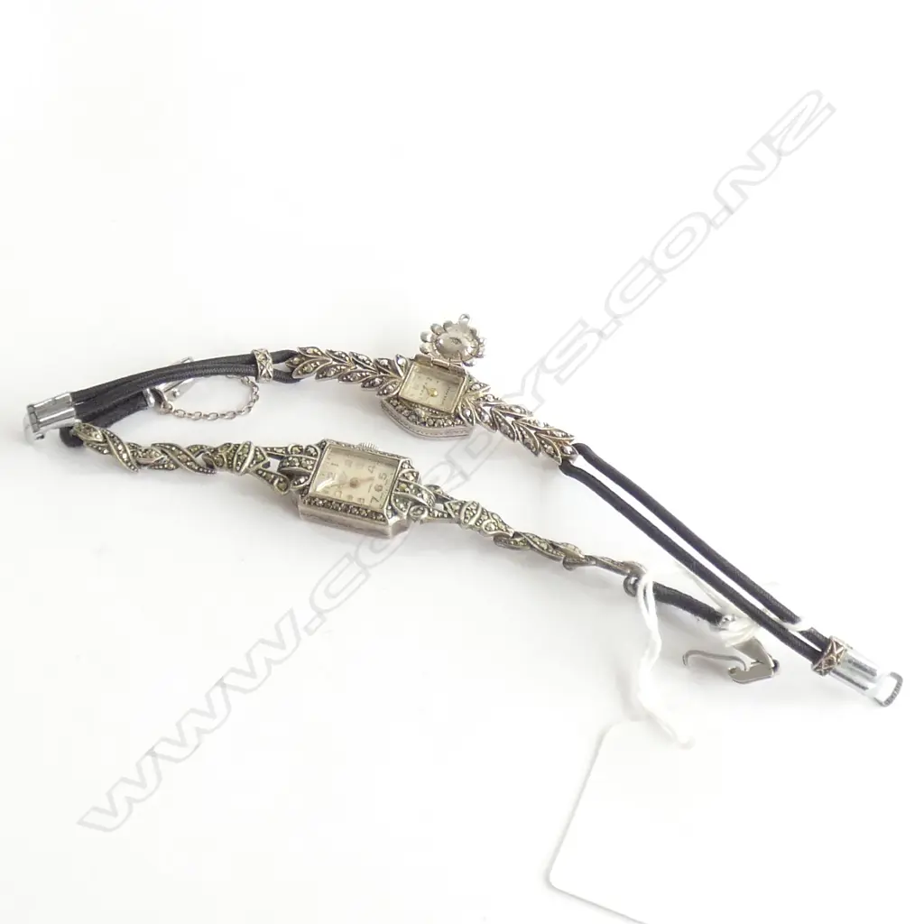 PR VINTAGE LADIES MARCASITE WATCHES  Image 1++