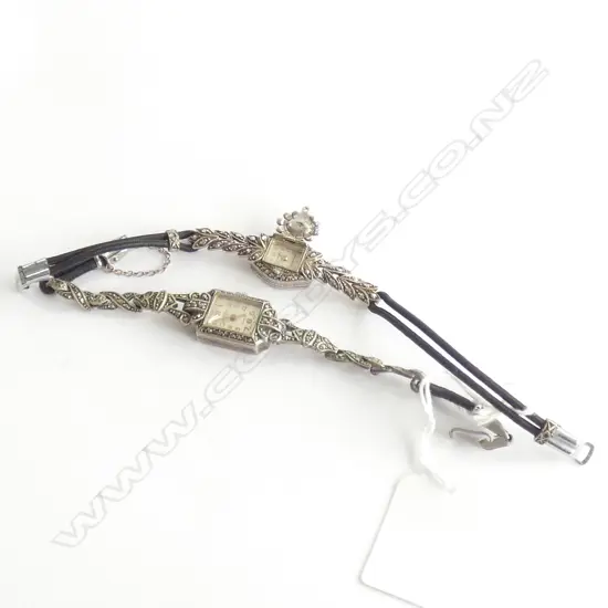 PR VINTAGE LADIES MARCASITE WATCHES 