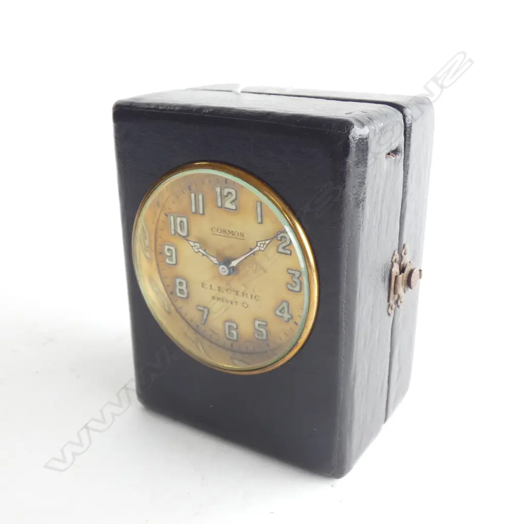 SWISS "COSMOS" ELECTRIC/MECHANICAL TRAVEL CLOCK C1920'S  (NOT WORKING) Image 1++