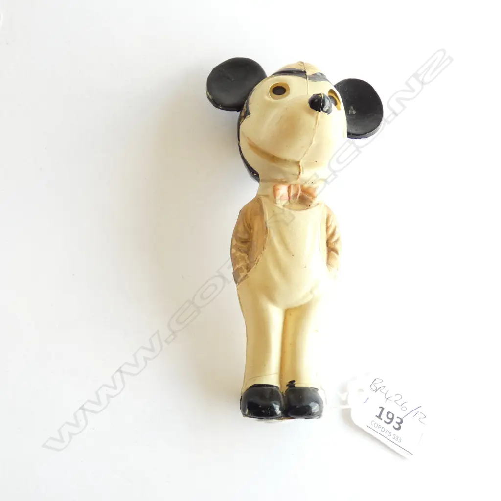 EARLY CELLULOID MICKEY MOUSE, 140MM, AF Image 1++