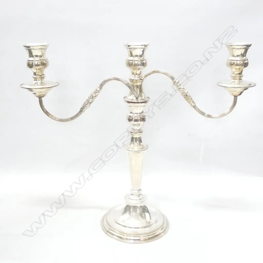 SILVER PLATE CANDELABRA H.370mm Image 1++