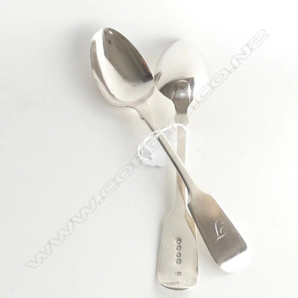 PR STG SILVER TABLE SPOONS LONDON 1852 143 GRAMS AF Image 1++