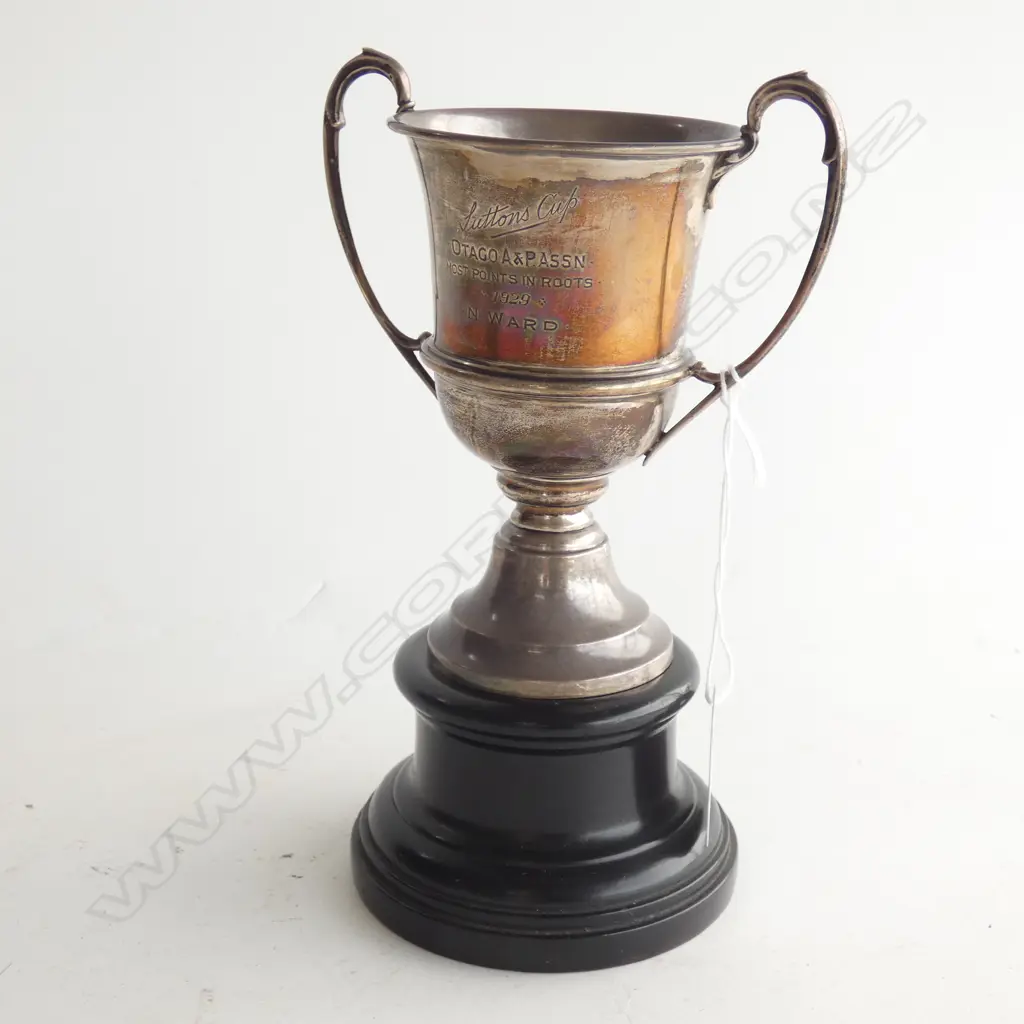 STG SILVER TROPHY CUP ON STAND B'HAM 1928 Image 1++