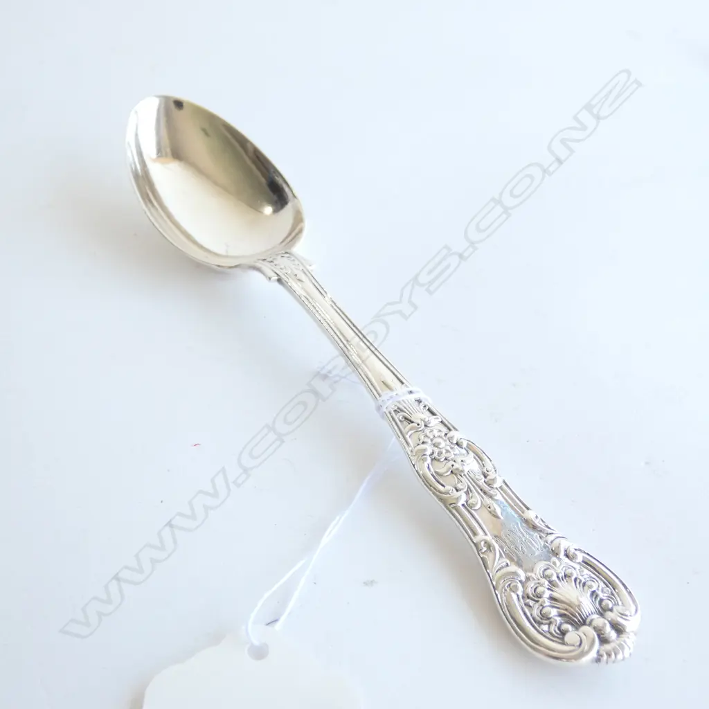 Wm. IV SILVER DOUBLE STRUCK QUEEN'S PATTERN SPOON, by EDW. FERNELL, LONDON 1830. 62gm Image 1++
