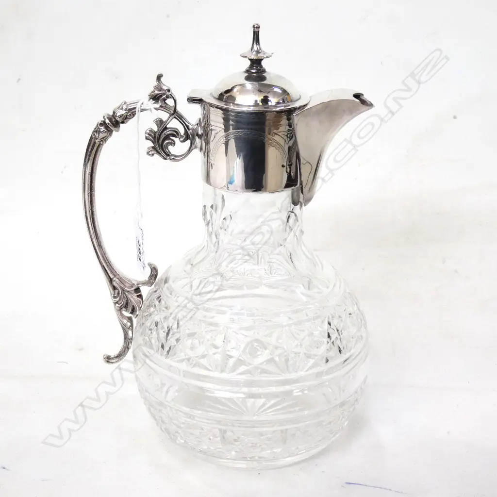 EP AND CRYSTAL CLARET JUG H 230 MM Image 1++