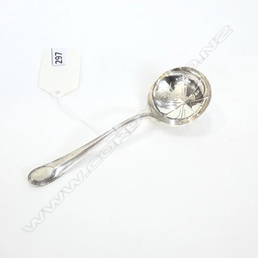 EDWARDIAN SILVER SIFTER SPOON, by COOPER BROS., SHEFF 19112. 38gm Image 1++