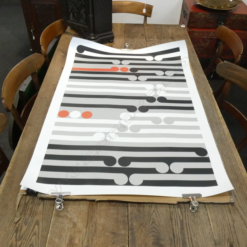 ARTIST UNKNOWN GORDON WALTERS INSPIRED LGE PRINT 1195 X 845mm. Image 1++