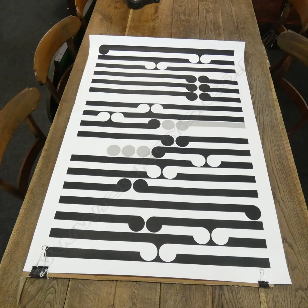ARTIST UNKNOWN GORDON WALTERS INSPIRED LGE PRINT 1195 X 845mm. Image 1++