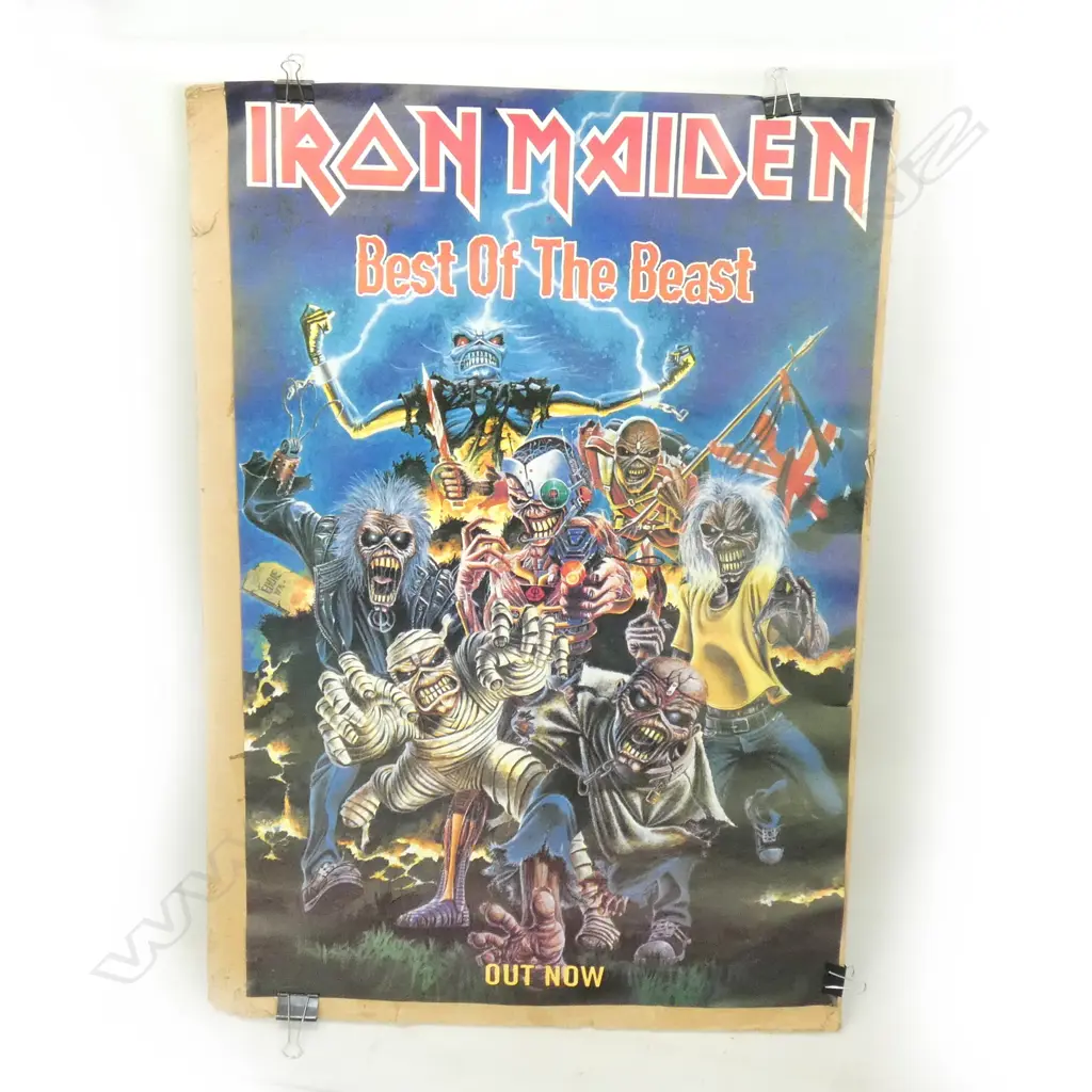IRON MADIEN BEST OF THE BEAST PROMOTIONAL POSTER W 600 MM Image 1++