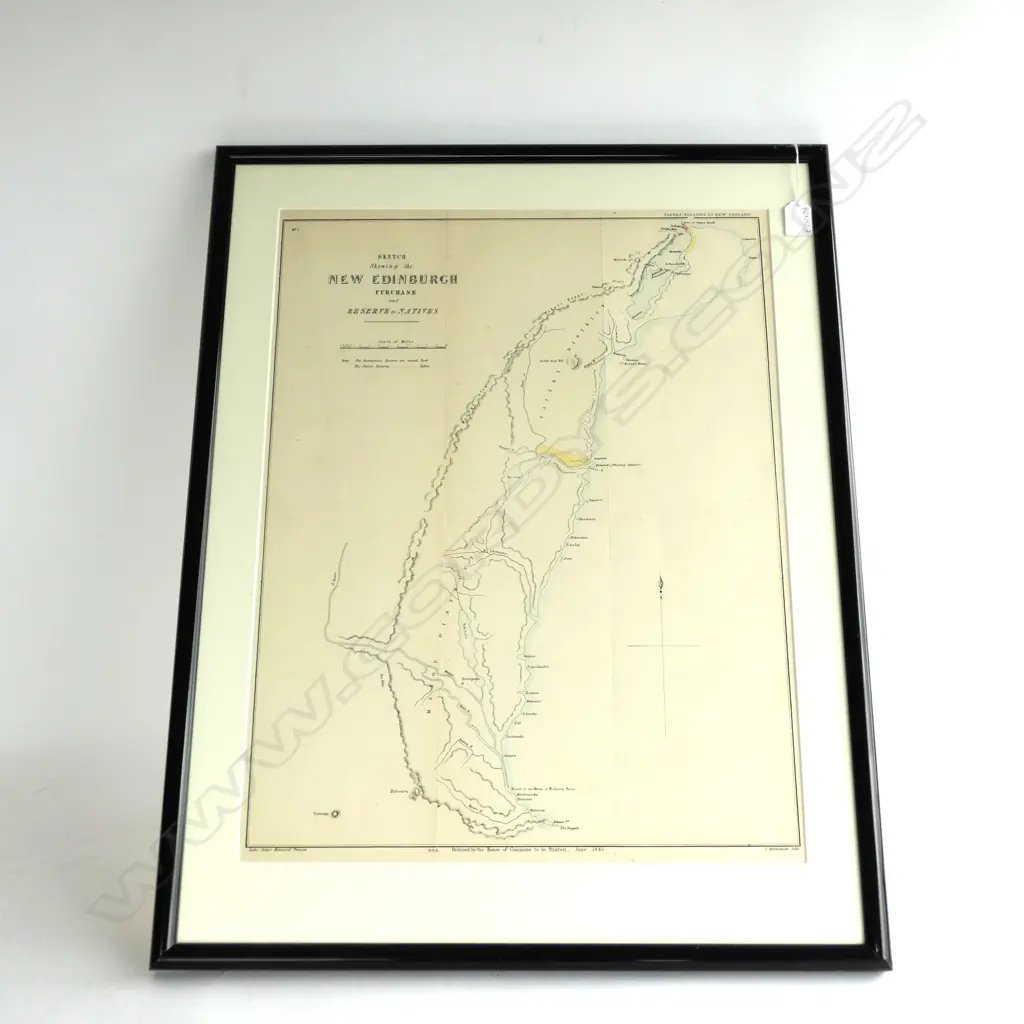 NEW EDINBURGH PLAN BY ARROWSMITH/HANSARD - HANDCOLOURED LITHO 1843... Image 1++