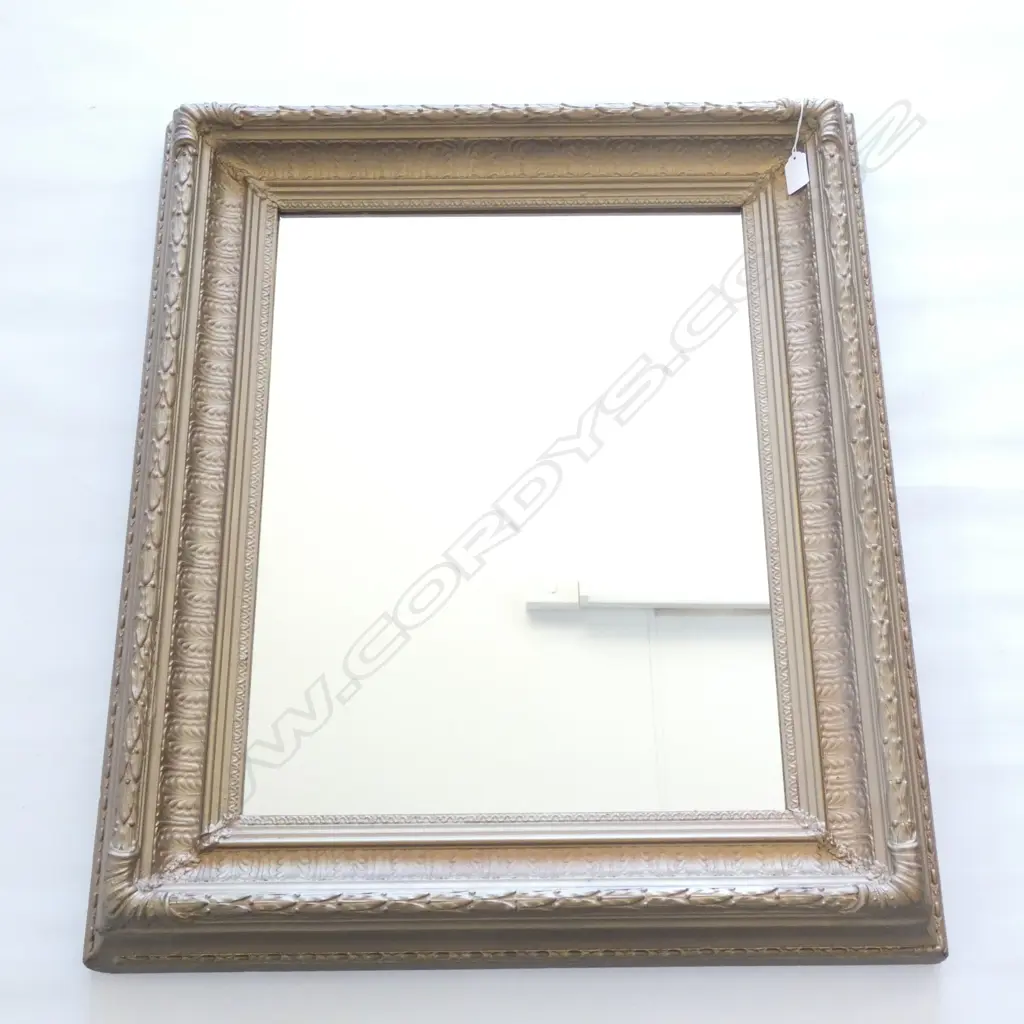 LG ORNATE GILT FRAMED WALL MIRROR 600 X 740MM Image 1++