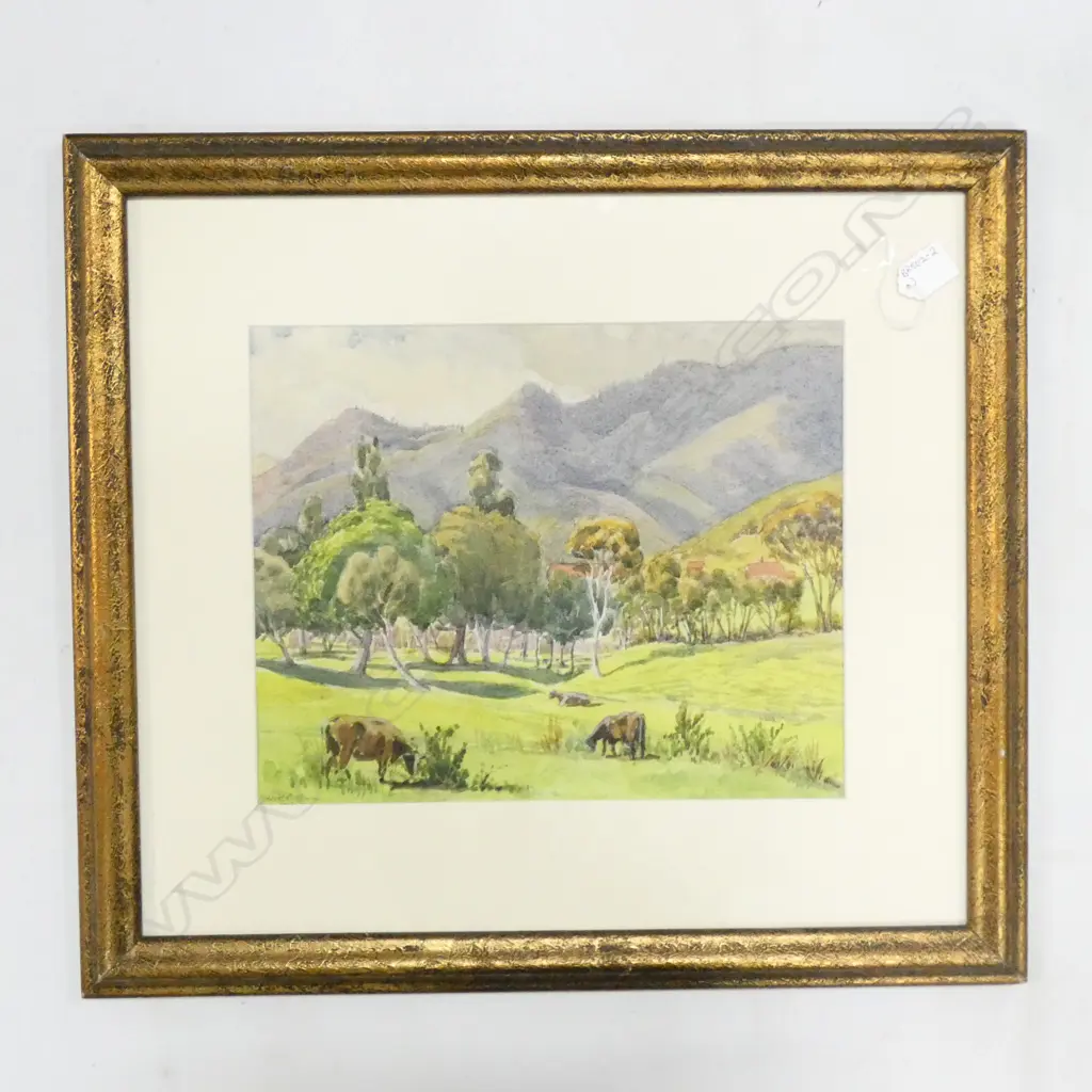 HERBERT E. ROGERS W/C - RURAL SCENE 285 x 355mm Image 1++