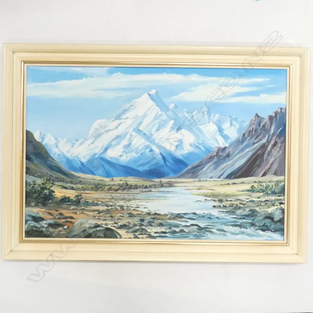 NICK VAN DIEPEN SOUTH ISLAND LANDSCAPE OIL 595x900mm Image 1++