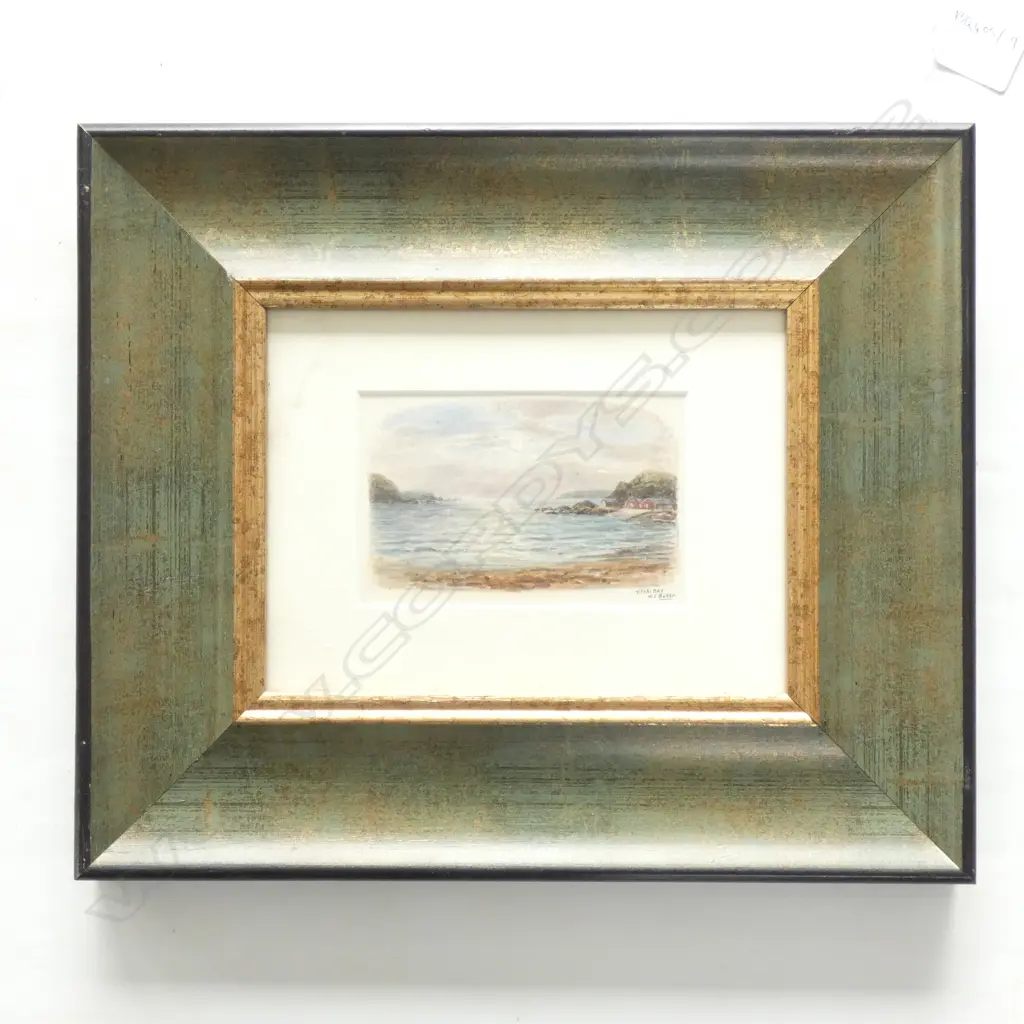 W. G. BAKER 'TITAHI BAY' W/C 80x120mm Image 1++