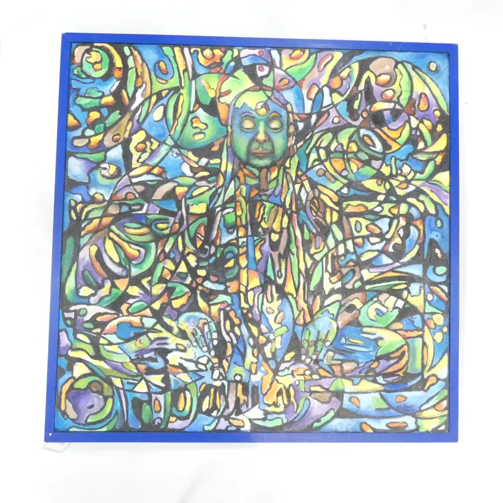 Andrew de Boer acrylic? on canvas 80cmx80cm  Image 1++